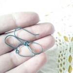Drops earrings- oxidized st..