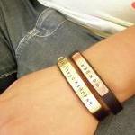  Unisex Hebrew Hand Stamped..